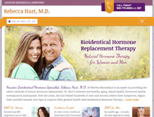 Tablet Screenshot of houstonbioidenticalhormones.com